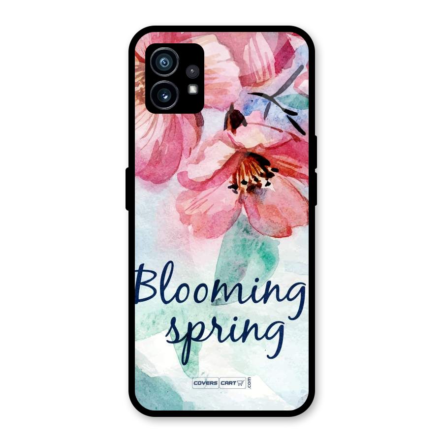 Blooming Spring Glass Back Case for Nothing Phone 1