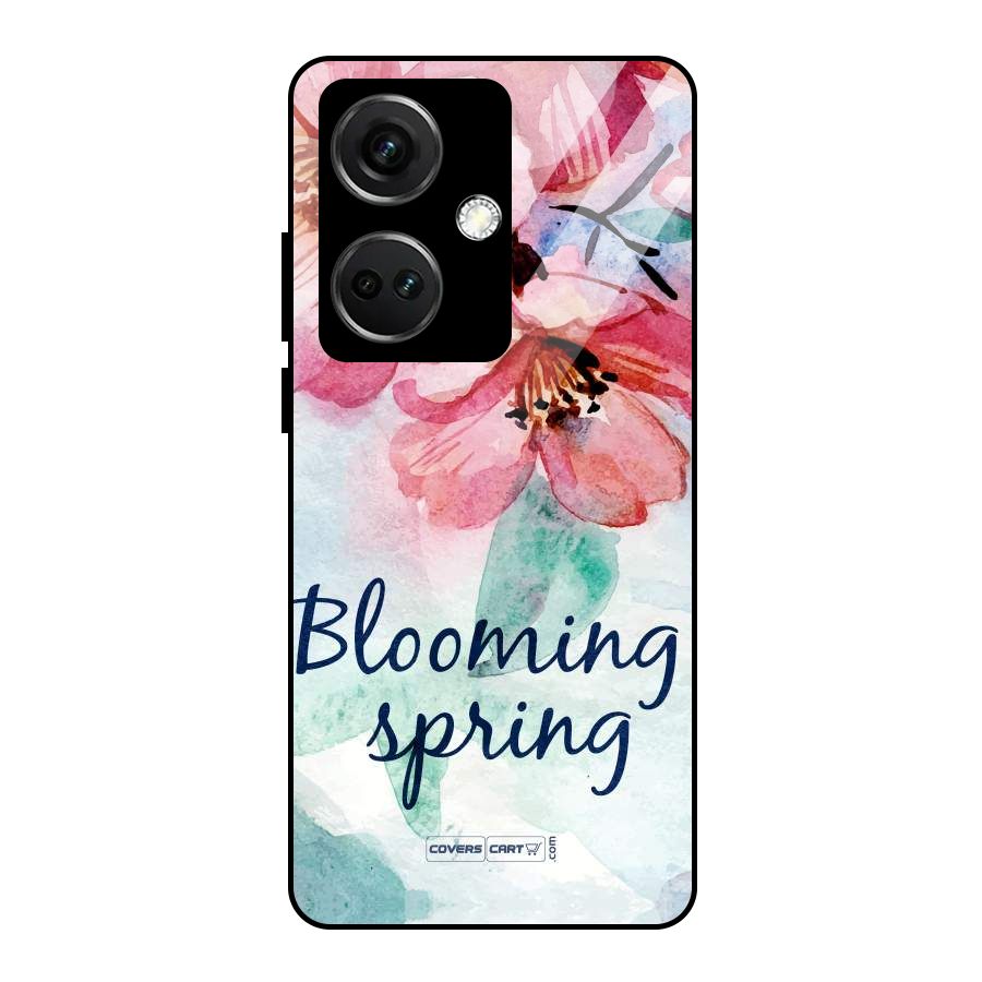 Blooming Spring Glass Back Case for OnePlus Nord CE 3 5G