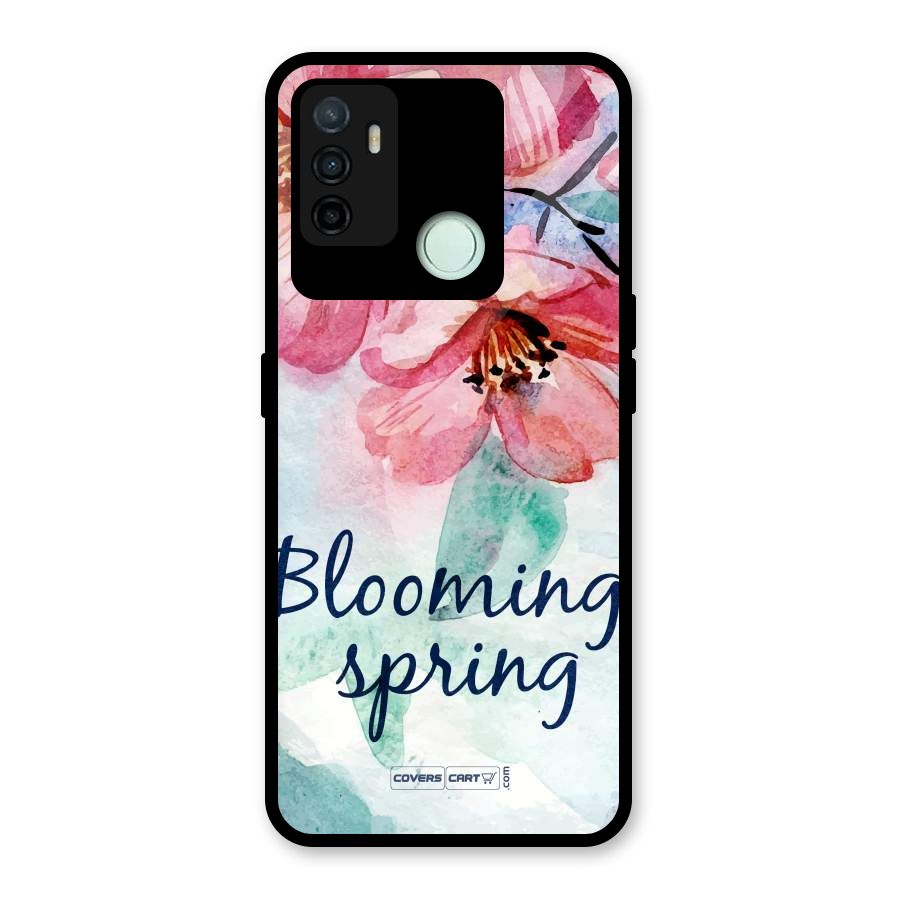 Blooming Spring Glass Back Case for Oppo A53
