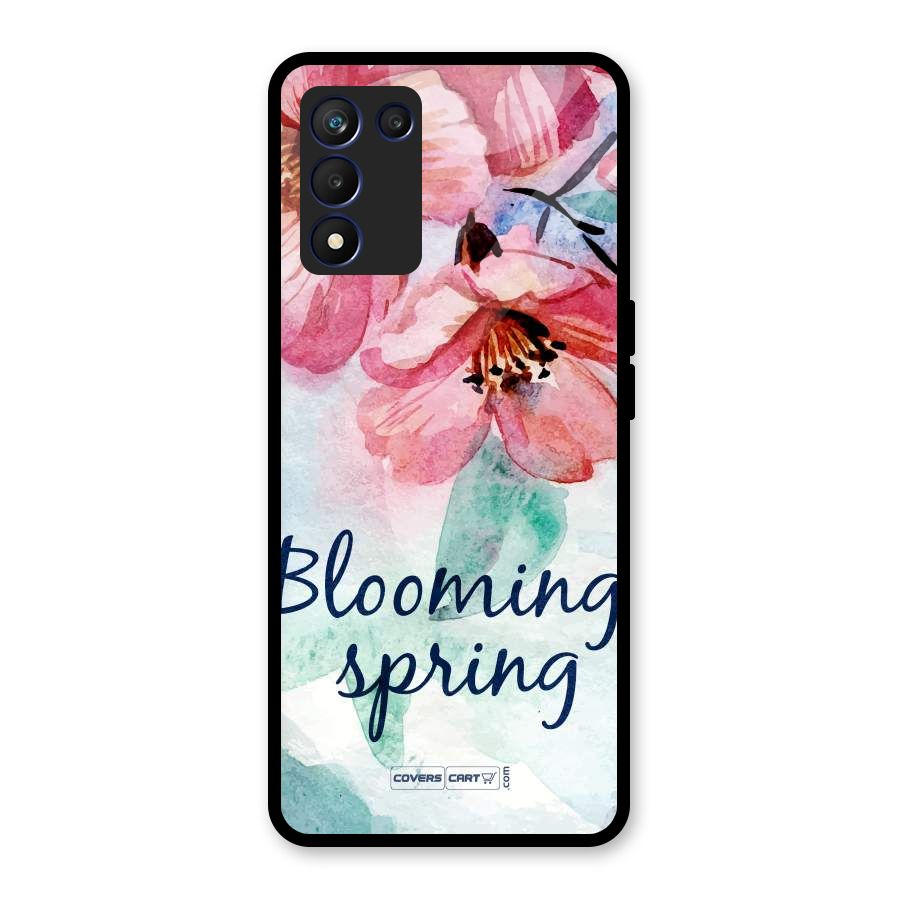 Blooming Spring Glass Back Case for Realme 9 5G Speed