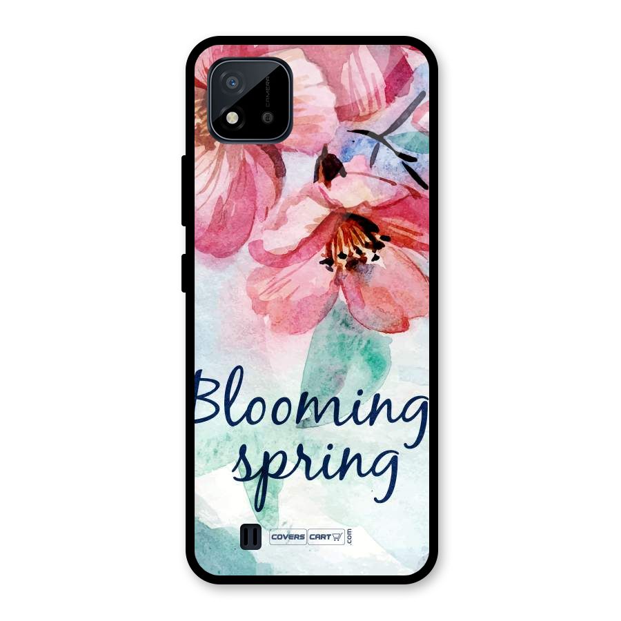 Blooming Spring Glass Back Case for Realme C11 2021