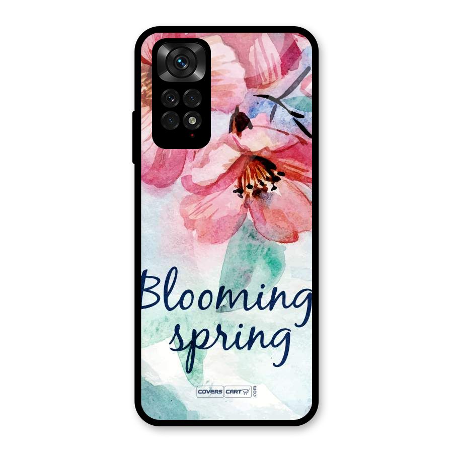 Blooming Spring Glass Back Case for Redmi Note 11S