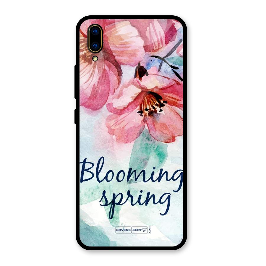 Blooming Spring Glass Back Case for Vivo V11 Pro