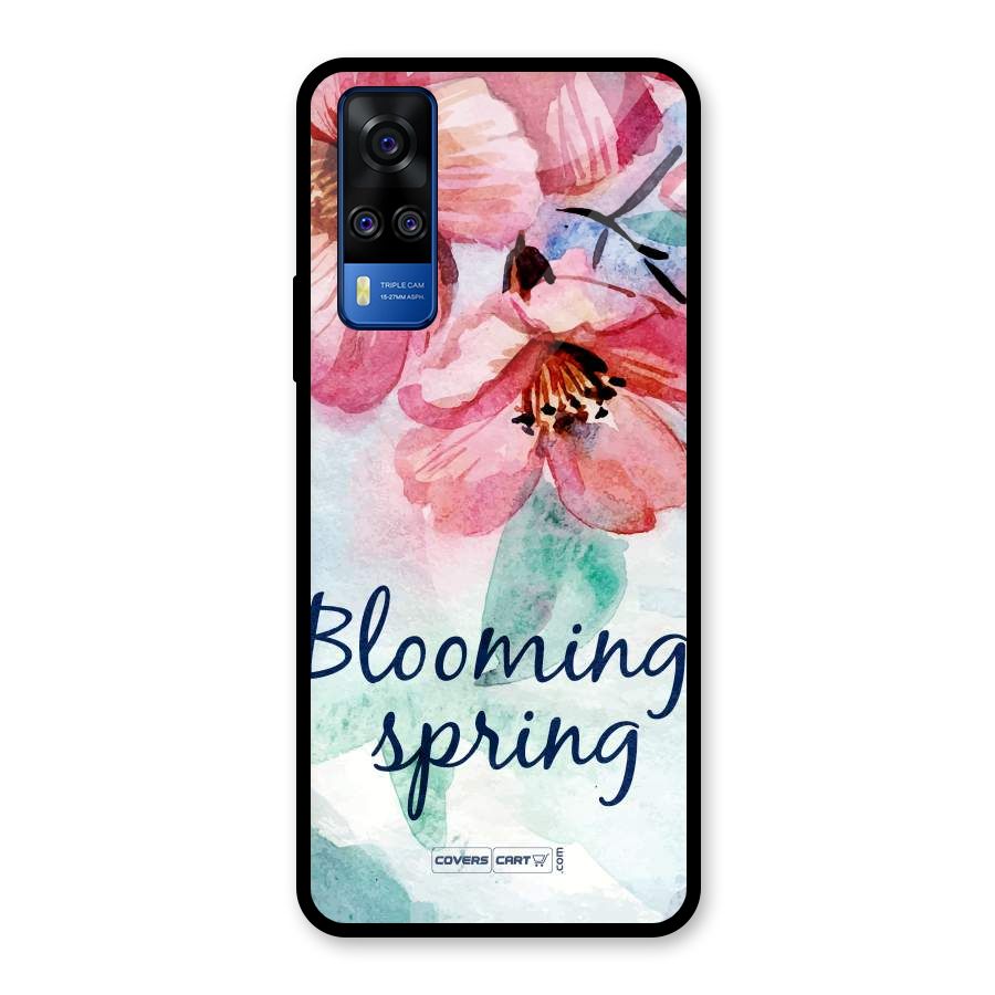 Blooming Spring Glass Back Case for Vivo Y31