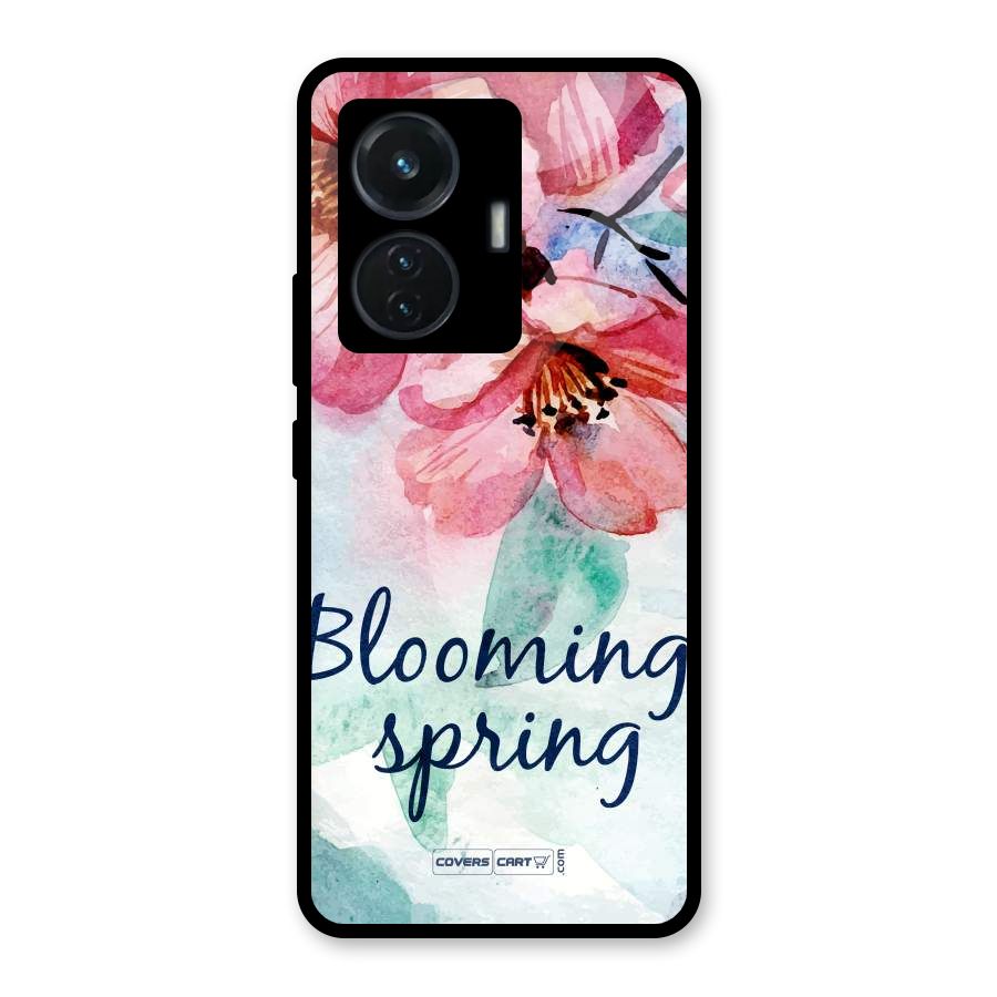 Blooming Spring Glass Back Case for iQOO Z6 44W