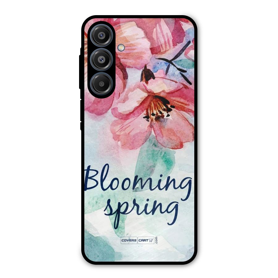 Blooming Spring Metal Back Case for Galaxy A16 5G