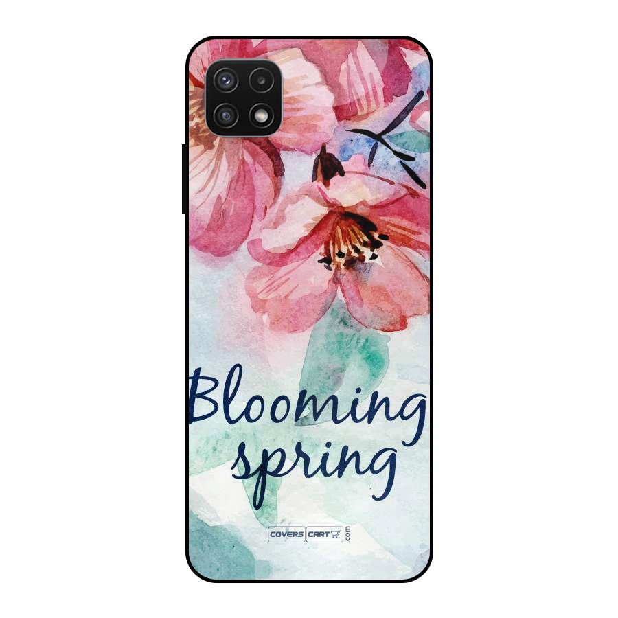 Blooming Spring Metal Back Case for Galaxy A22 5G