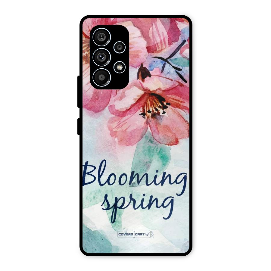 Blooming Spring Metal Back Case for Galaxy A53 5G