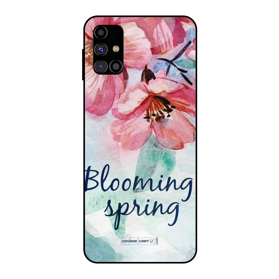 Blooming Spring Metal Back Case for Galaxy M31s