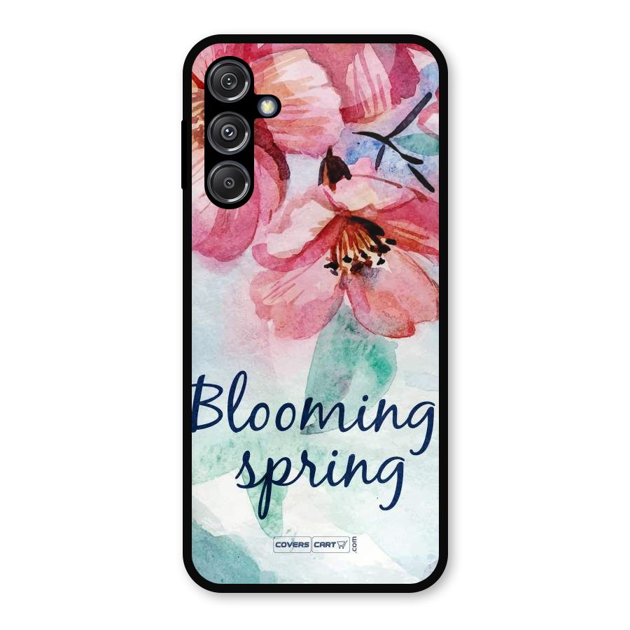 Blooming Spring Metal Back Case for Galaxy M34 5G