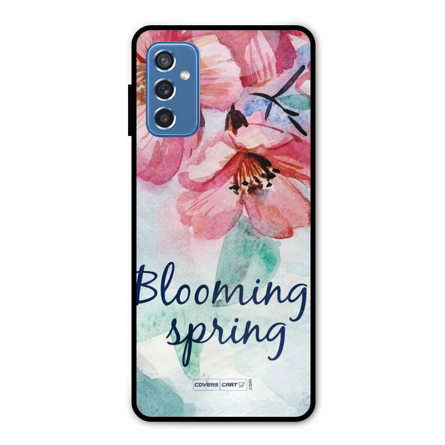 Blooming Spring Metal Back Case for Galaxy M52 5G