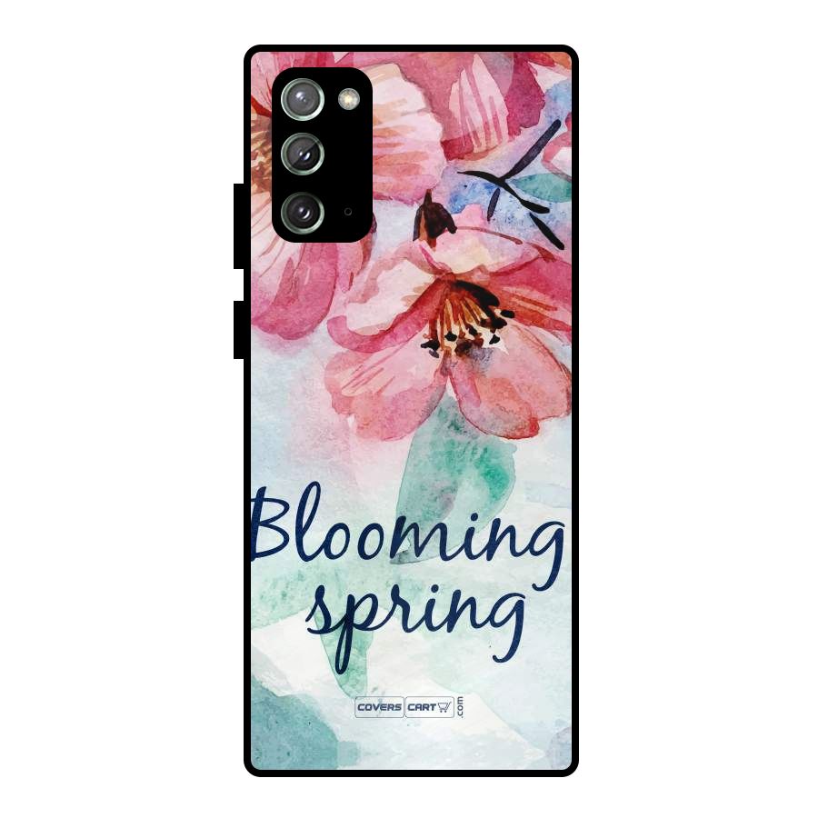 Blooming Spring Metal Back Case for Galaxy Note 20