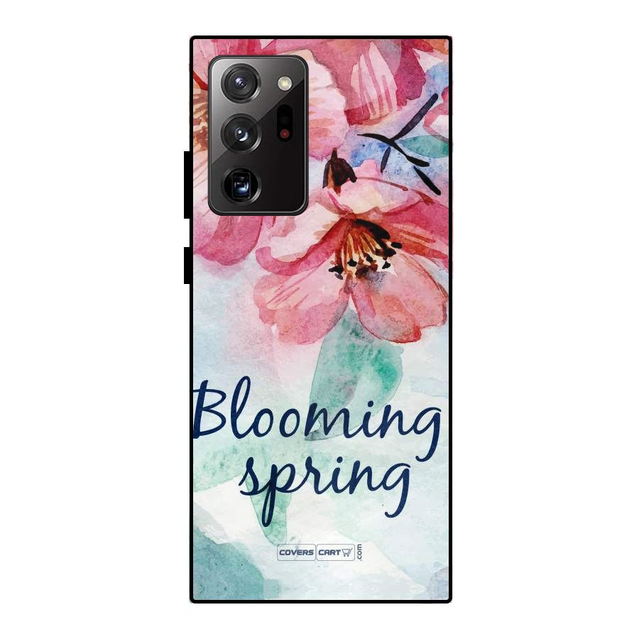 Blooming Spring Metal Back Case for Galaxy Note 20 Ultra