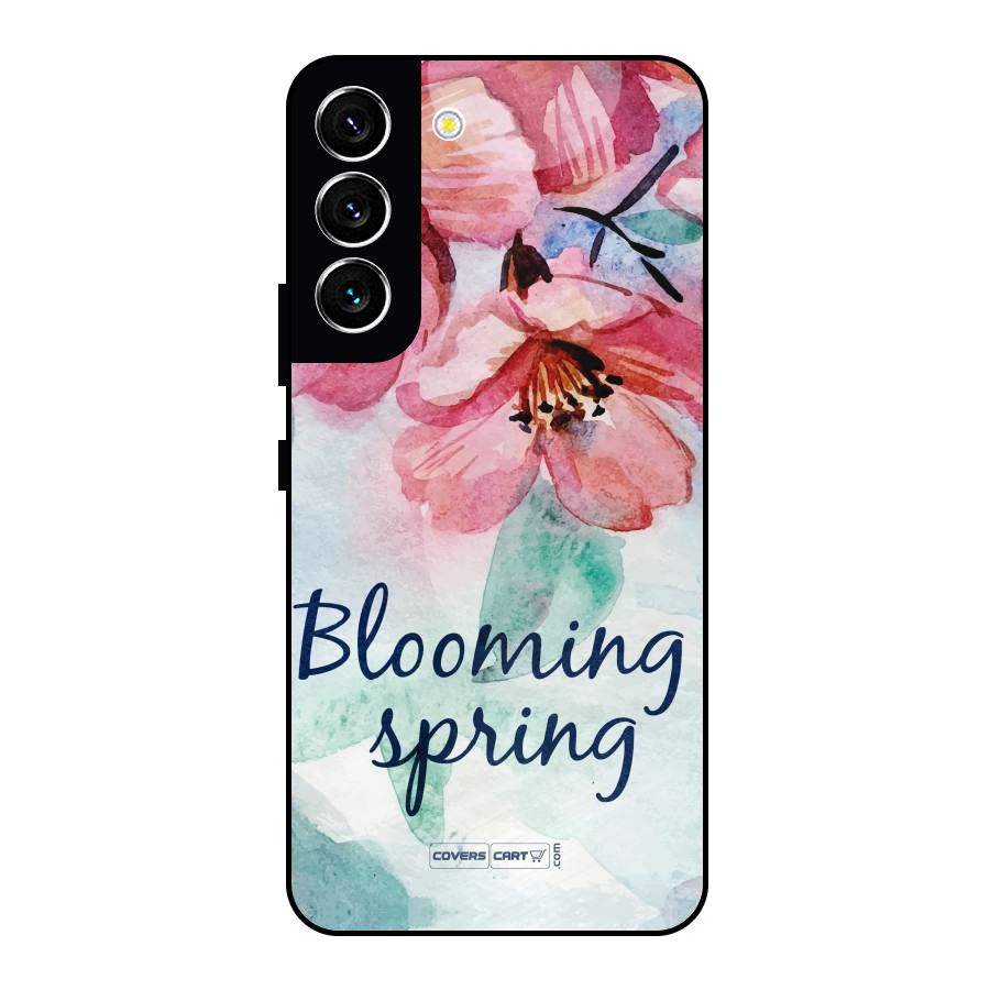 Blooming Spring Metal Back Case for Galaxy S22 5G