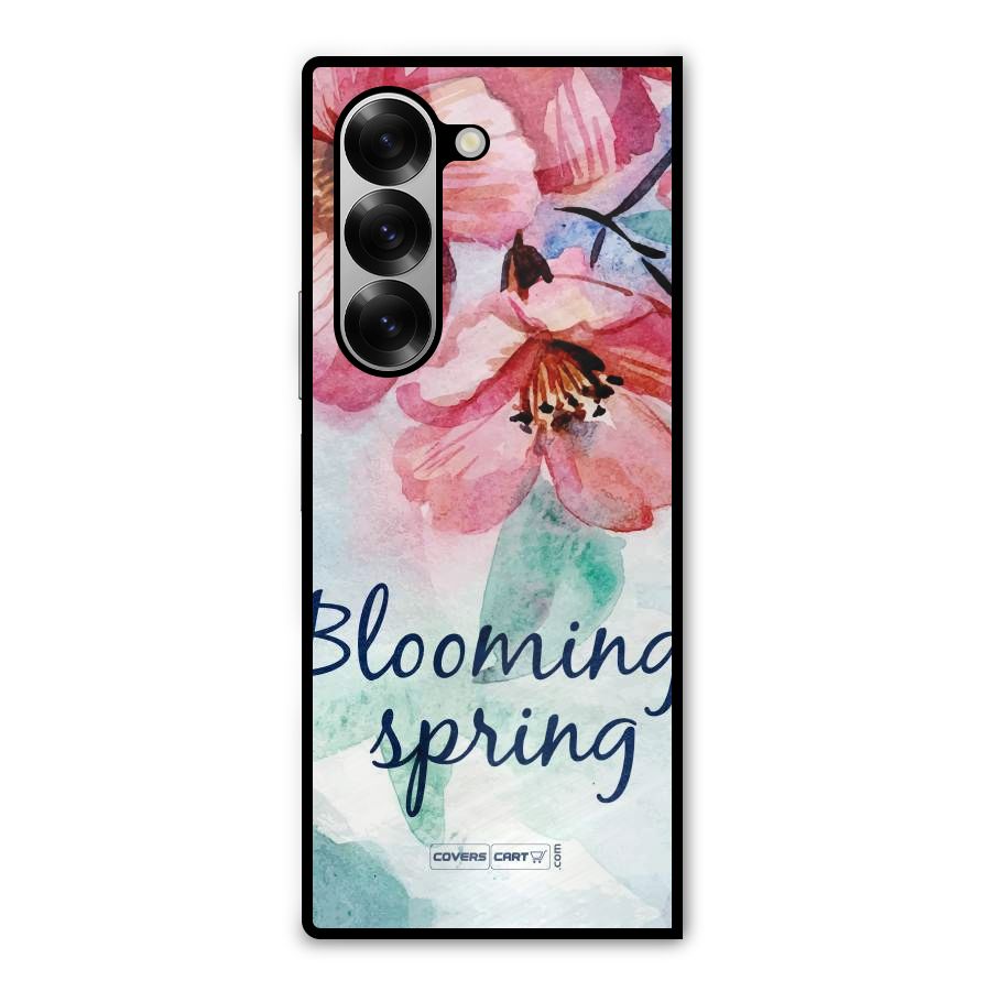 Blooming Spring Metal Back Case for Galaxy Z Fold6