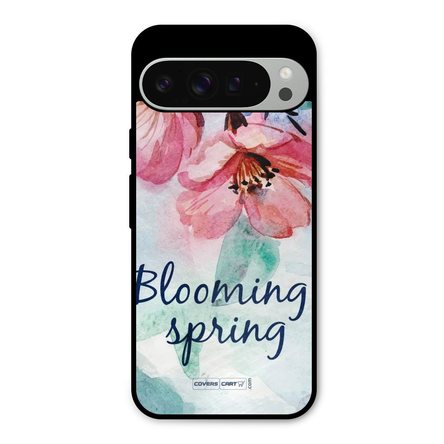 Blooming Spring Metal Back Case for Google Pixel 9 Pro XL