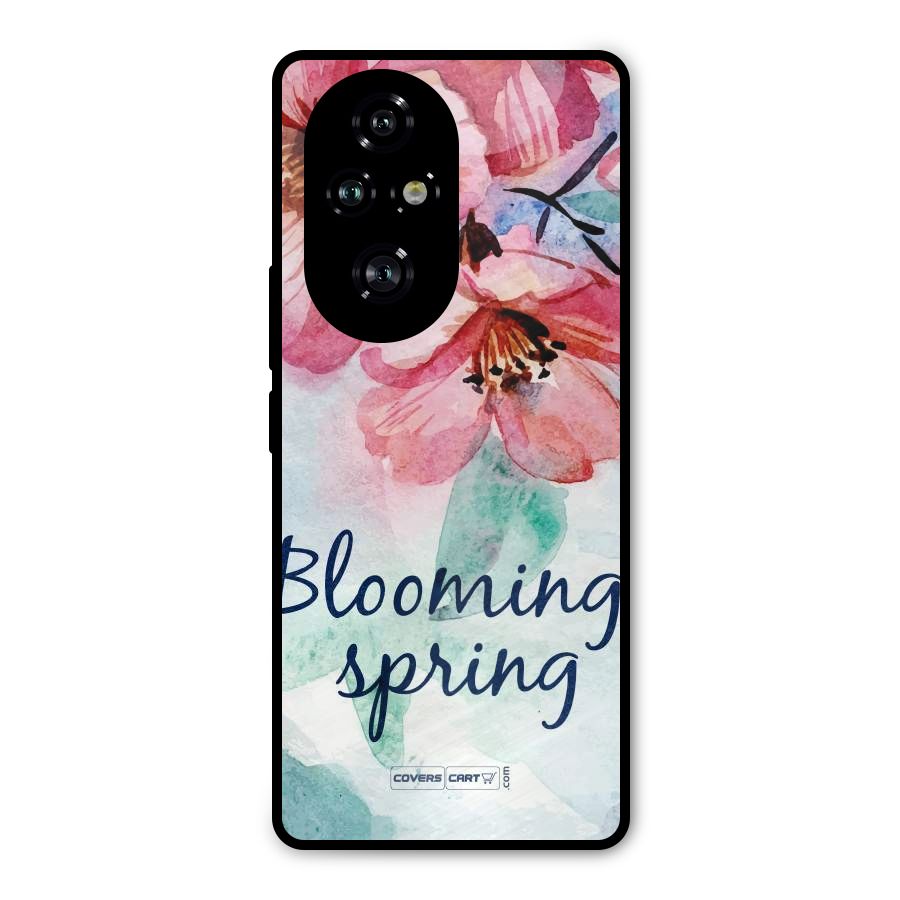 Blooming Spring Metal Back Case for Honor 200 Pro