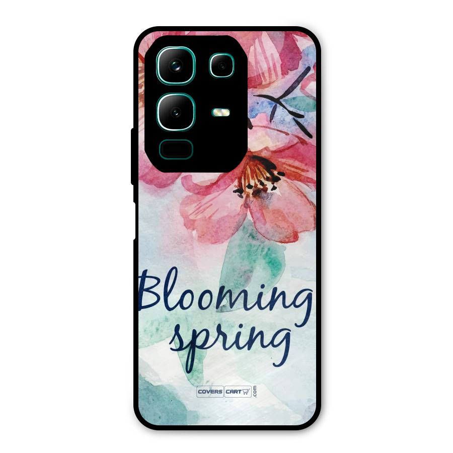 Blooming Spring Metal Back Case for Infinix Note 50x