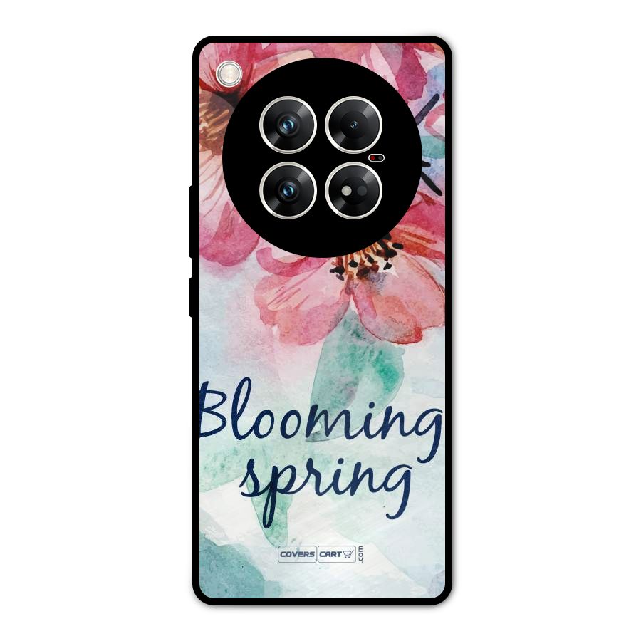 Blooming Spring Metal Back Case for Infinix Zero 40 5G