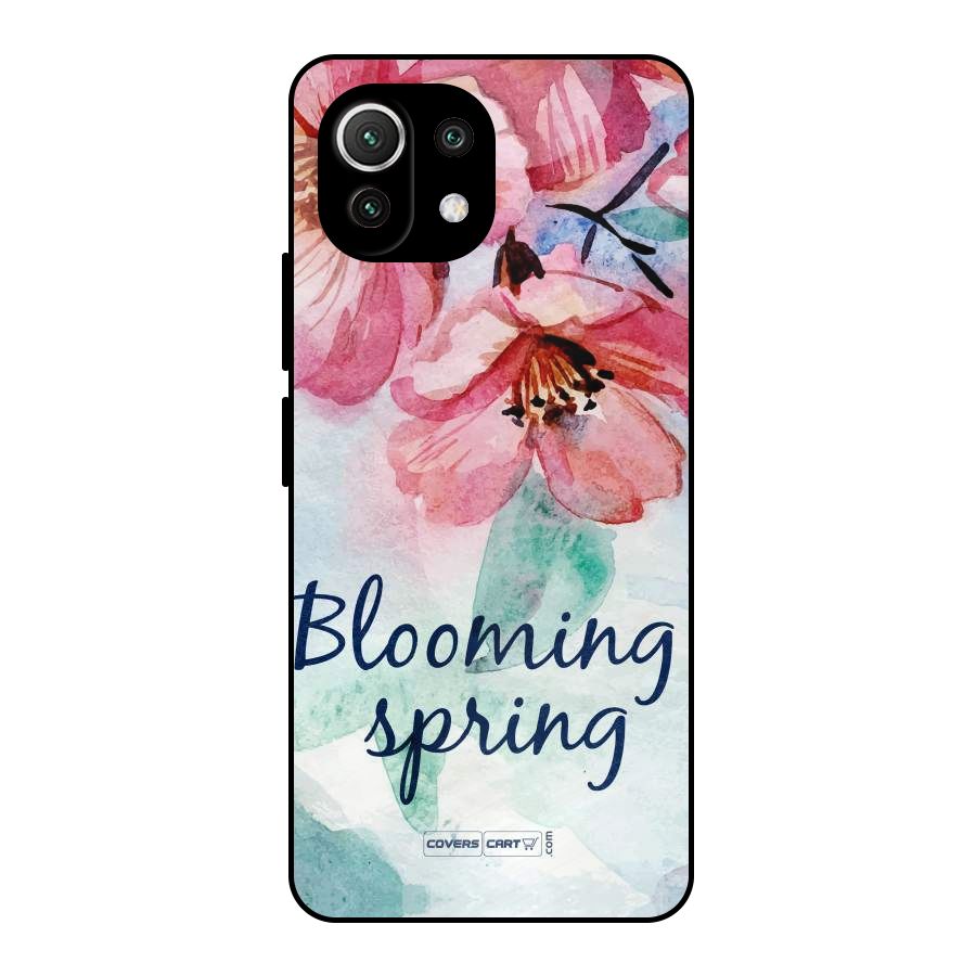 Blooming Spring Metal Back Case for Mi 11 Lite NE 5G
