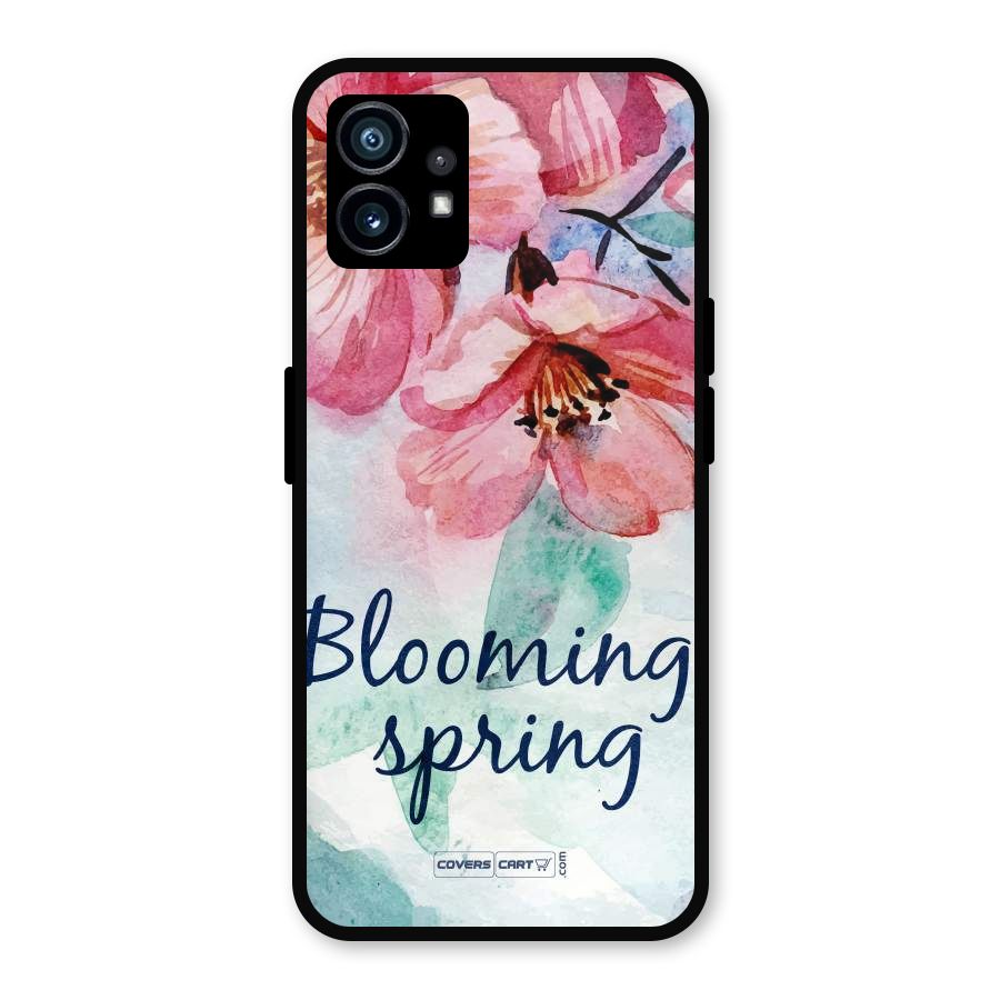 Blooming Spring Metal Back Case for Nothing Phone 1