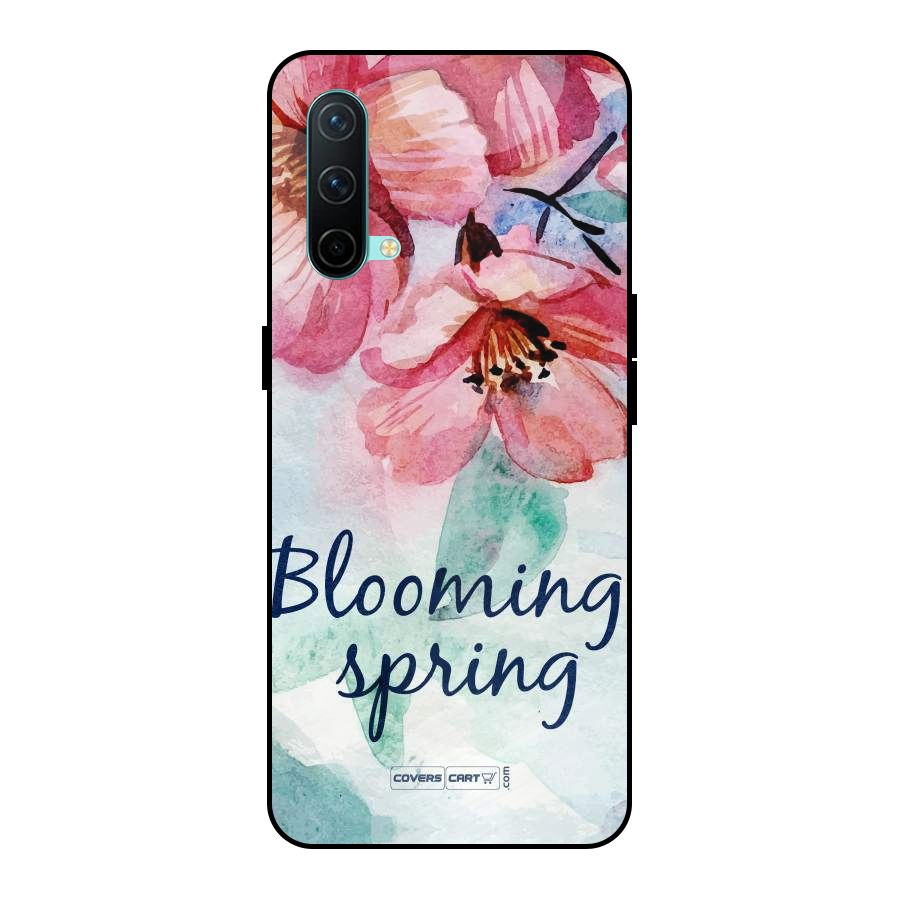 Blooming Spring Metal Back Case for OnePlus Nord CE 5G