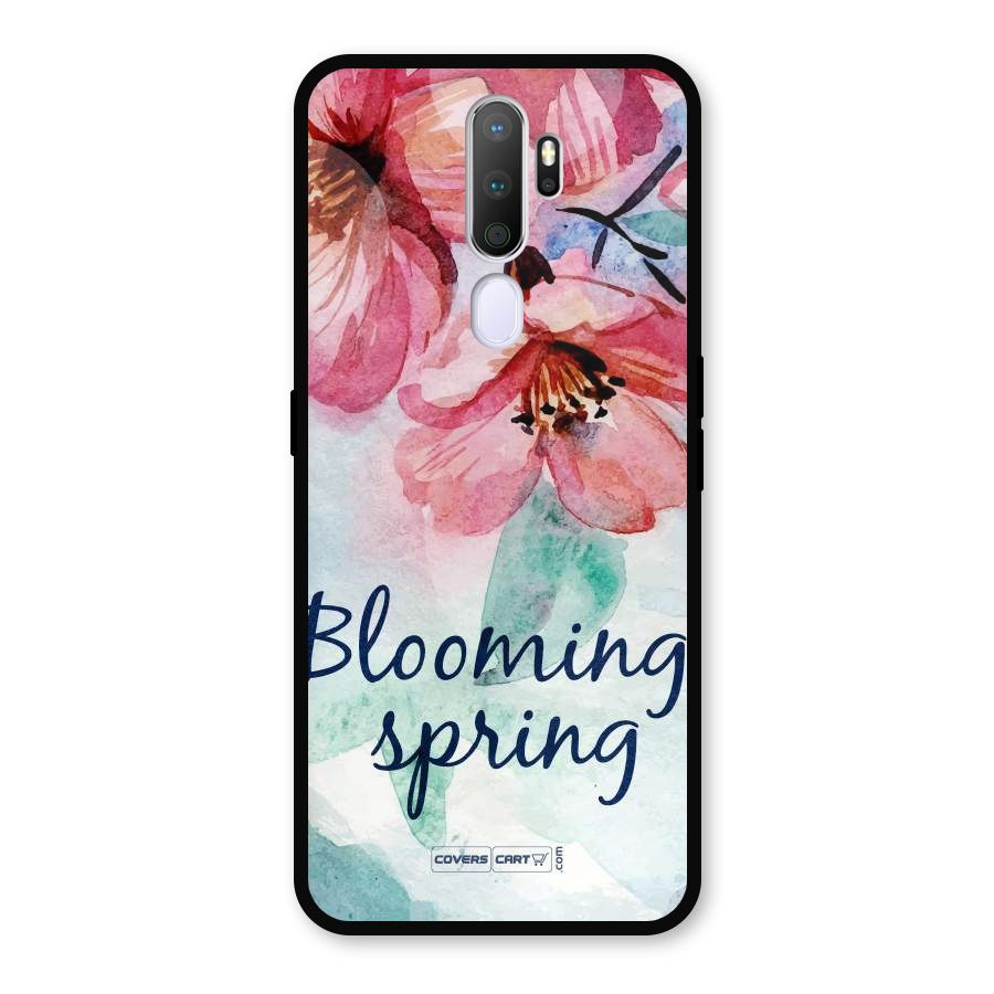 Blooming Spring Metal Back Case for Oppo A9 (2020)