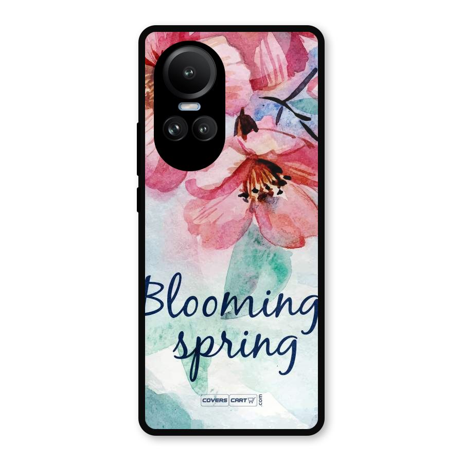 Blooming Spring Metal Back Case for Oppo Reno10 Pro