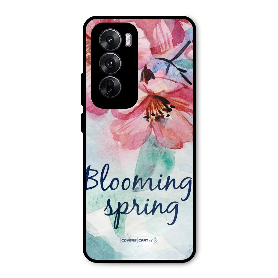 Blooming Spring Metal Back Case for Oppo Reno12