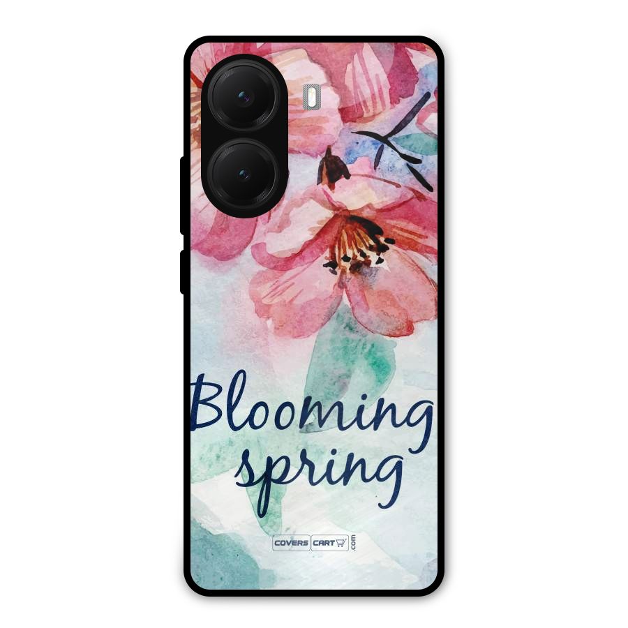 Blooming Spring Metal Back Case for Poco X7 Pro