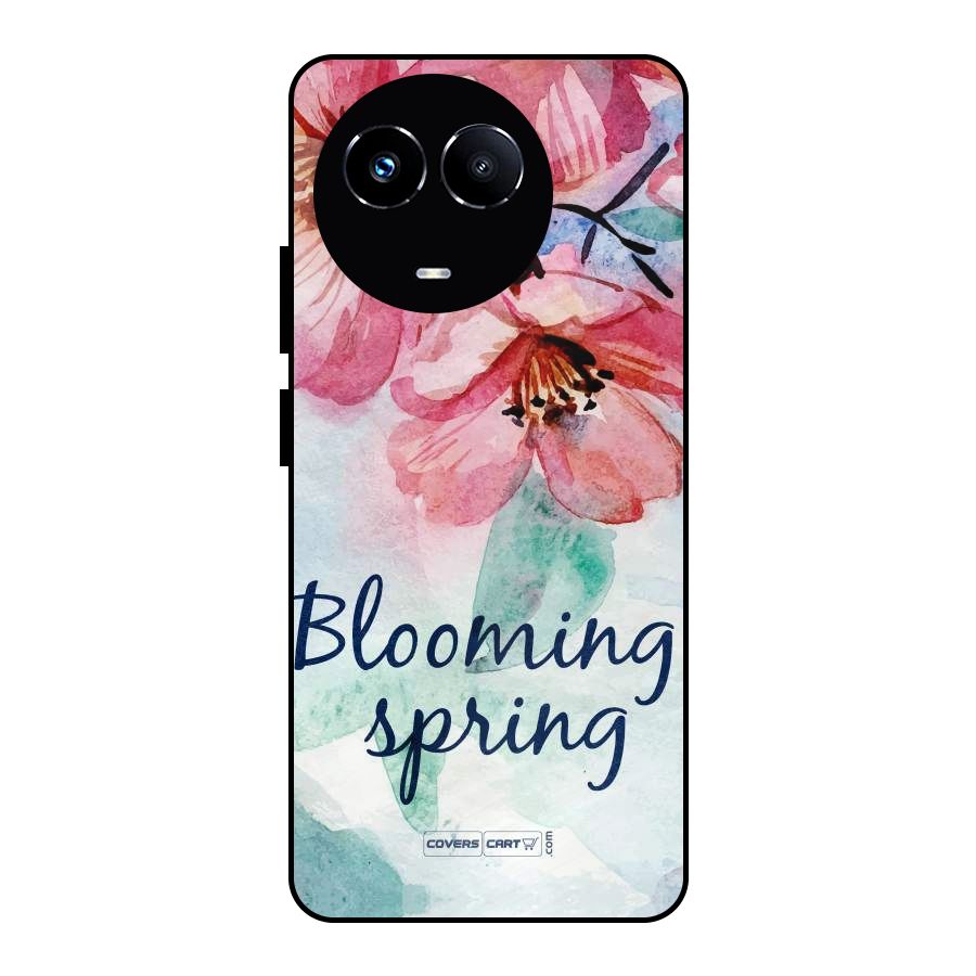 Blooming Spring Metal Back Case for Realme 11X