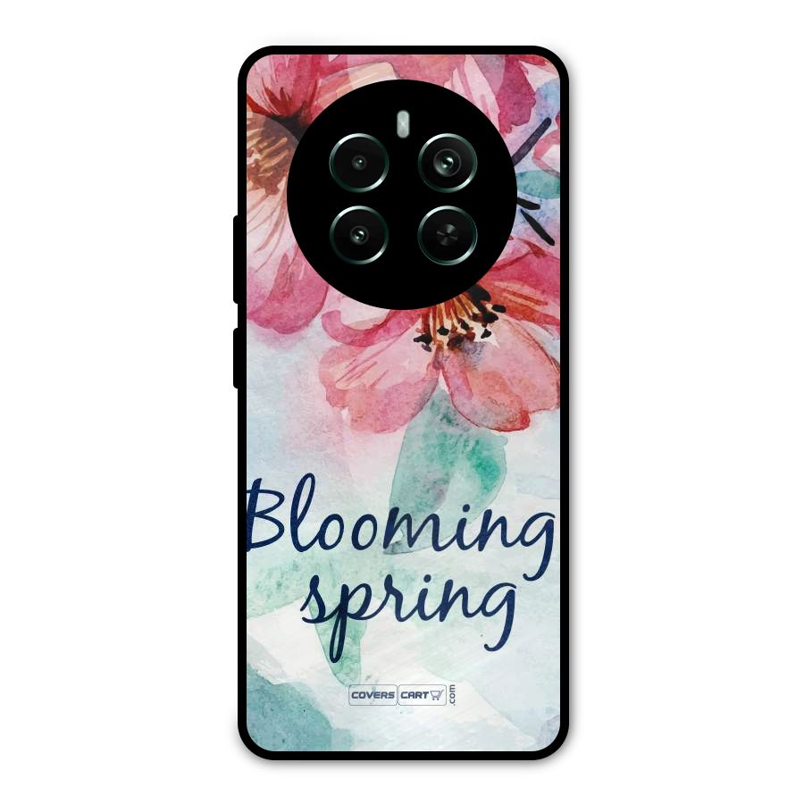 Blooming Spring Metal Back Case for Realme 12 Pro Plus