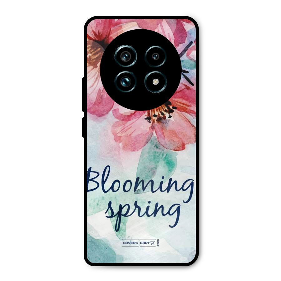 Blooming Spring Metal Back Case for Realme 13 Pro Plus