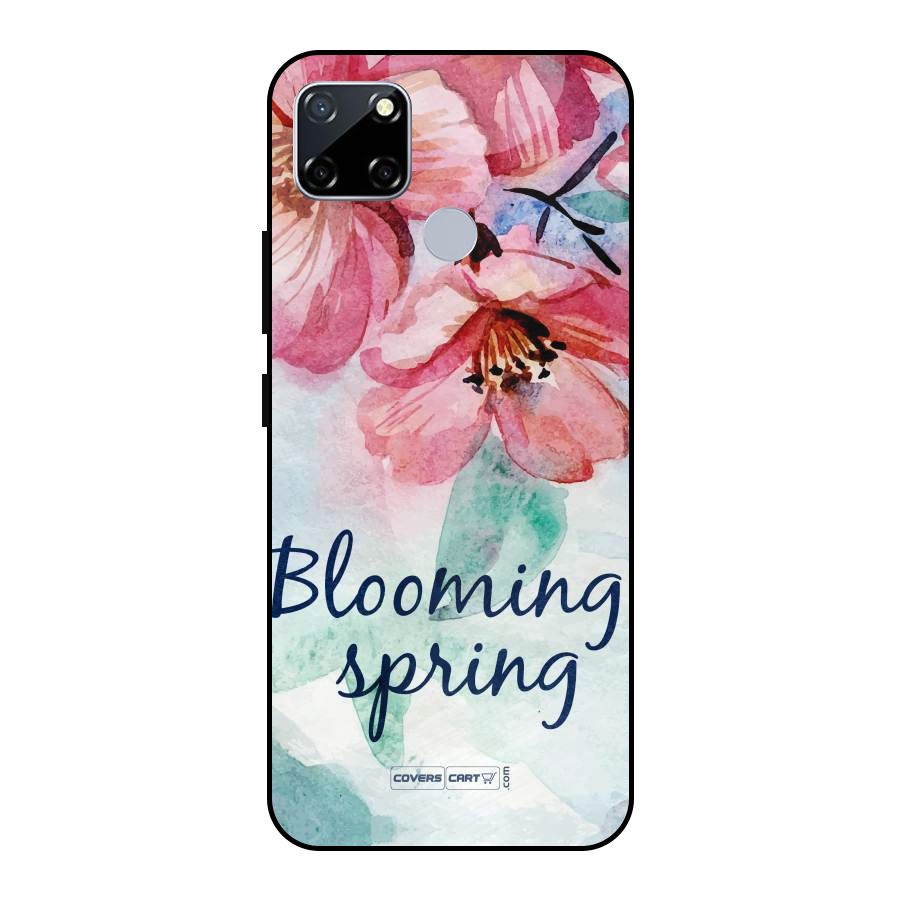 Blooming Spring Metal Back Case for Realme Narzo 30A