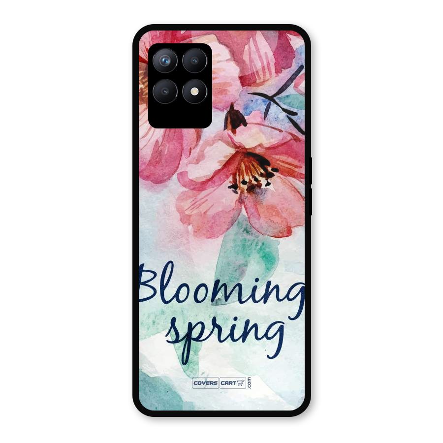 Blooming Spring Metal Back Case for Realme Narzo 50