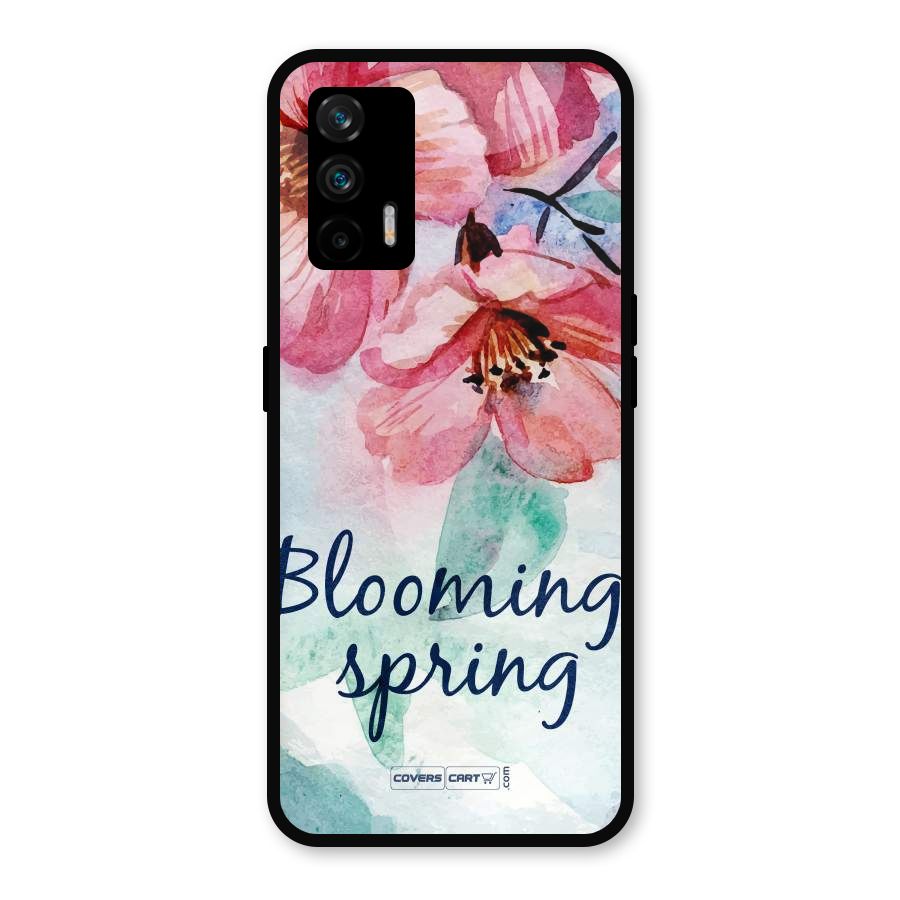 Blooming Spring Metal Back Case for Realme X7 Max