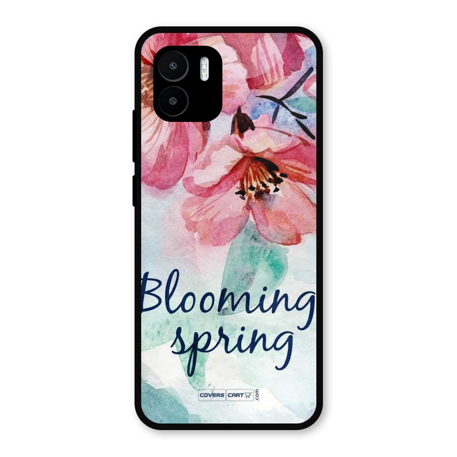 Blooming Spring Metal Back Case for Redmi A2