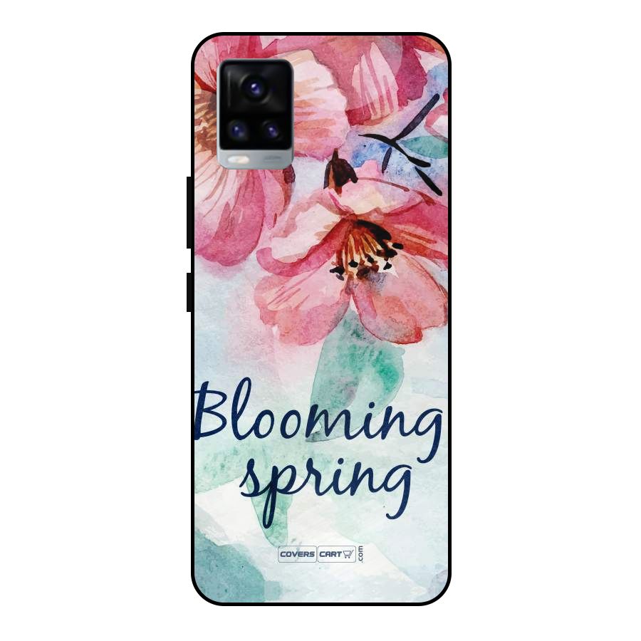 Blooming Spring Metal Back Case for Vivo V20 2021