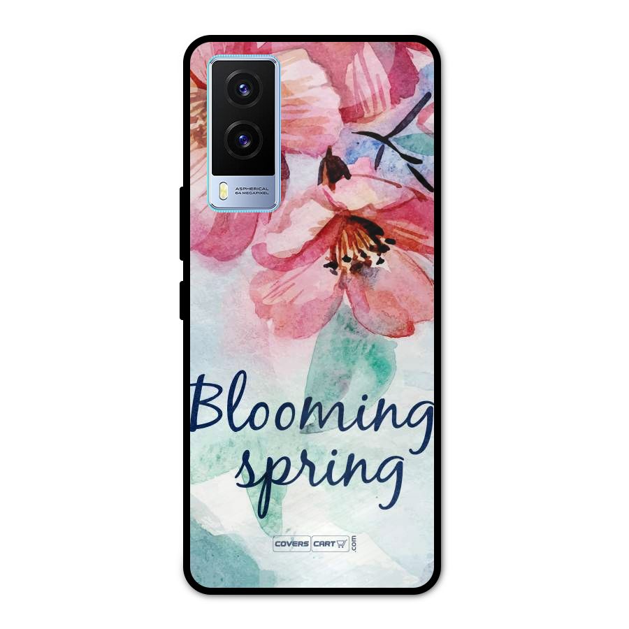 Blooming Spring Metal Back Case for Vivo V21e 5G