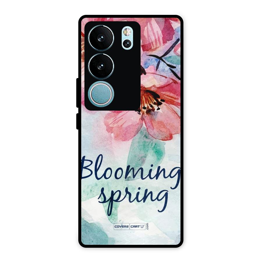 Blooming Spring Metal Back Case for Vivo V29