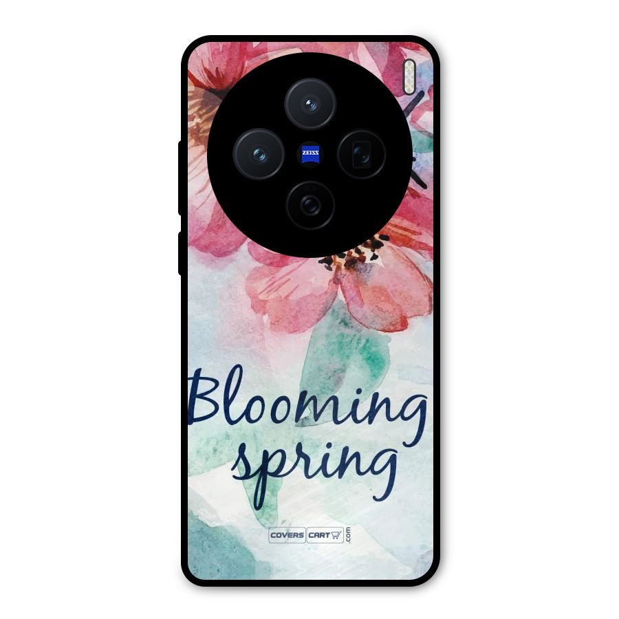 Blooming Spring Metal Back Case for Vivo X200