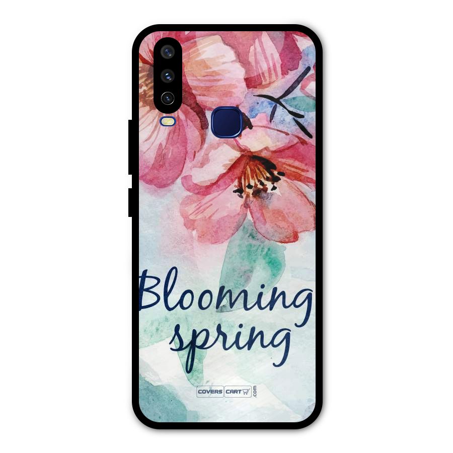 Blooming Spring Metal Back Case for Vivo Y12