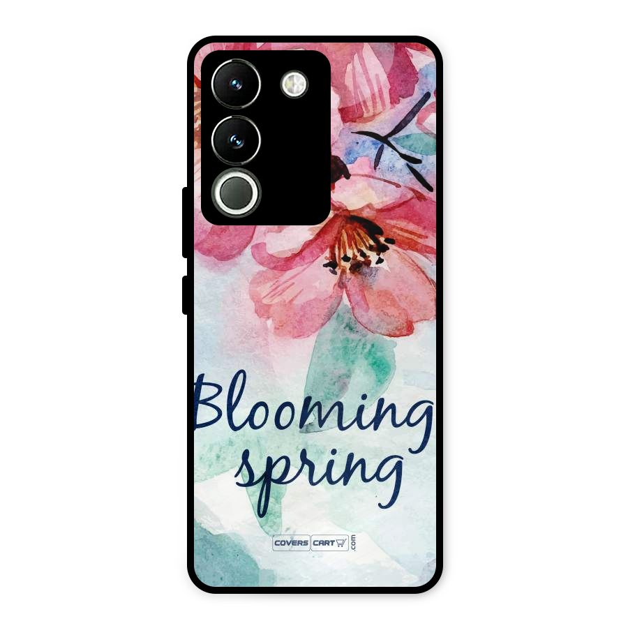 Blooming Spring Metal Back Case for Vivo Y200