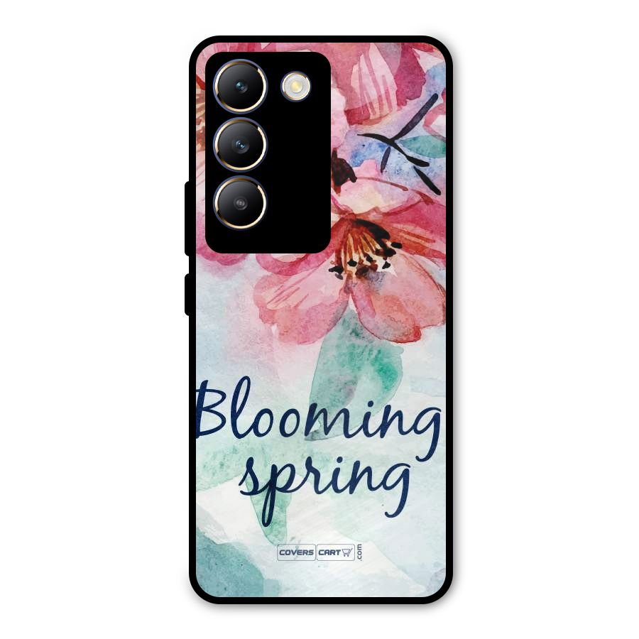 Blooming Spring Metal Back Case for Vivo Y200e