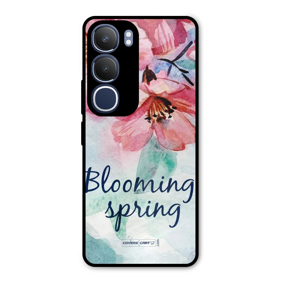 Blooming Spring Metal Back Case for Vivo Y29