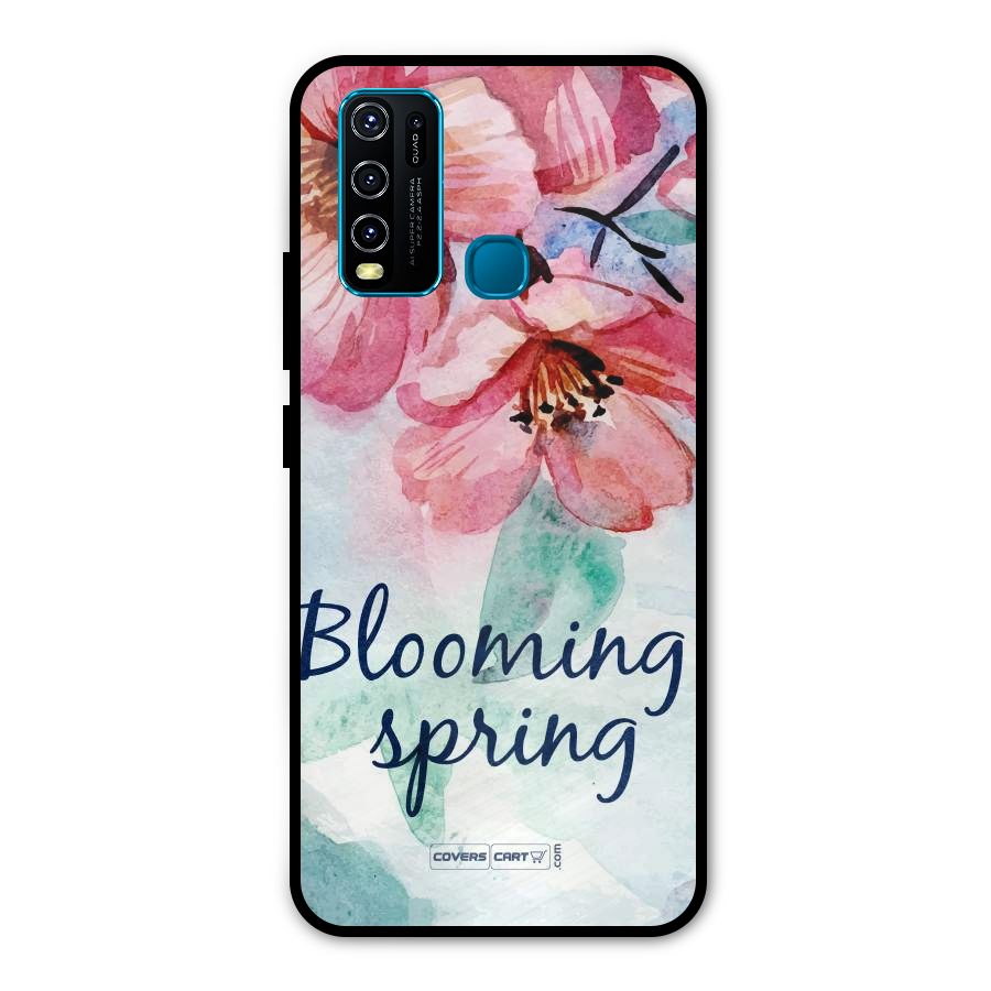 Blooming Spring Metal Back Case for Vivo Y30