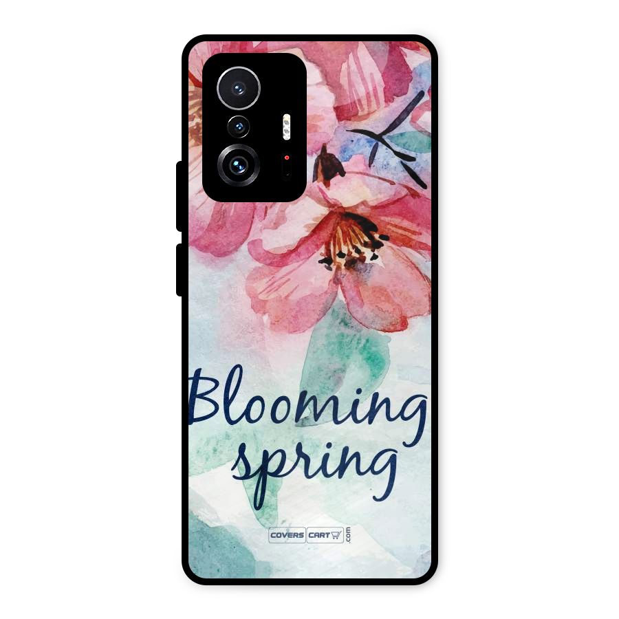 Blooming Spring Metal Back Case for Xiaomi 11T Pro