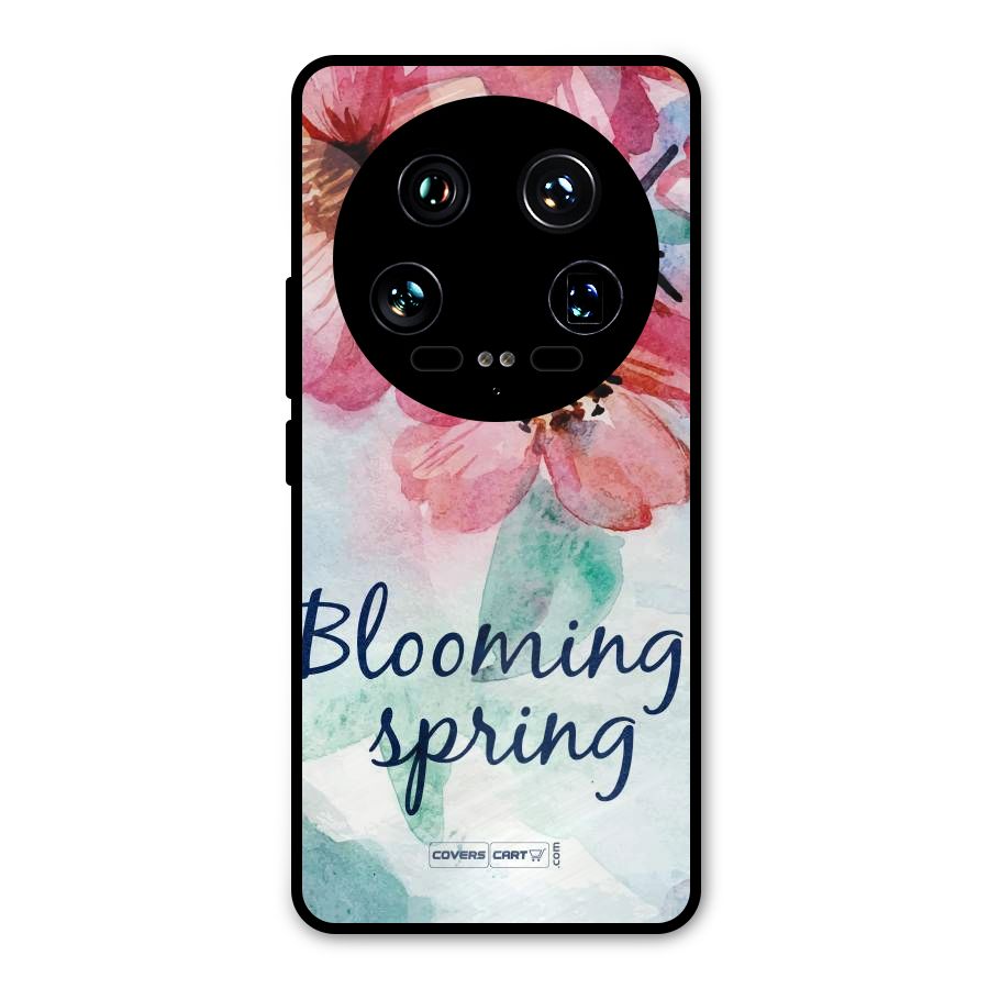 Blooming Spring Metal Back Case for Xiaomi 14 Ultra
