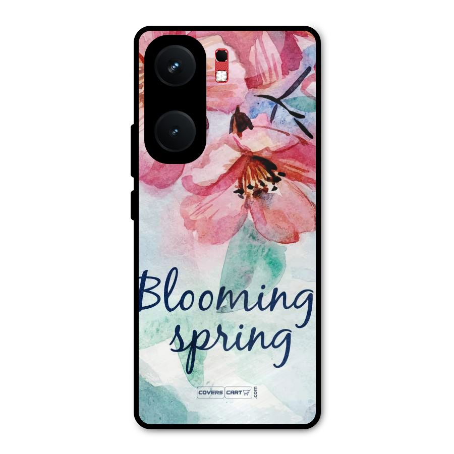 Blooming Spring Metal Back Case for iQOO Neo 9 Pro