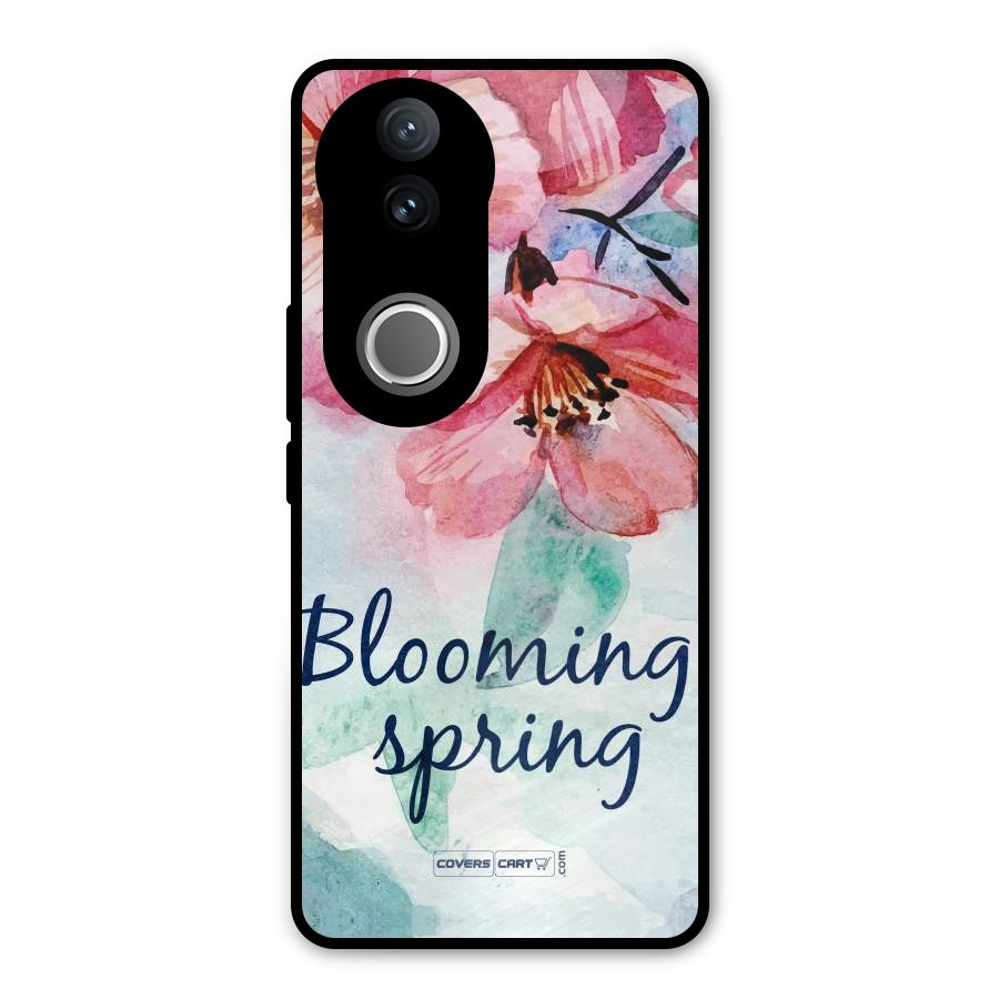 Blooming Spring Metal Back Case for iQOO Z10R